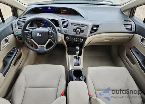 2012 Honda Civic Lx from USA, damaged, VIN 2HGFB2F55CH600453